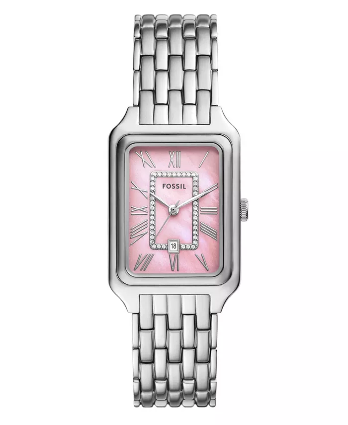 Женские часы Raquel Three-Hand Date из нержавеющей стали, 26 мм Fossil
Женские часы Raquel Three-Hand Date из нержавеющей стали, 26 мм Fossil