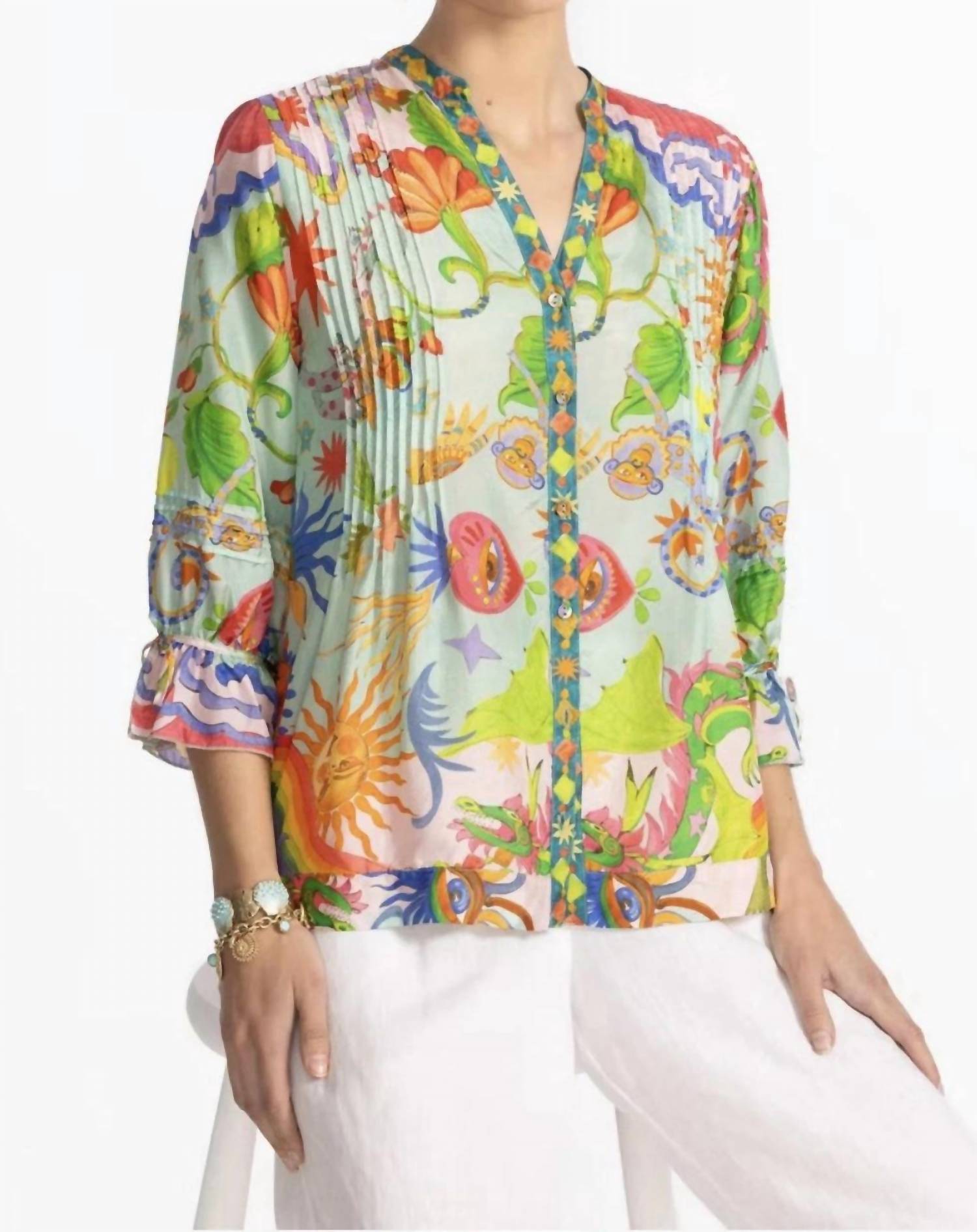 Вакаnза Блузка-Кайла В Мульти Johnny Was
Вакаnза Блузка-Кайла В Мульти Johnny Was