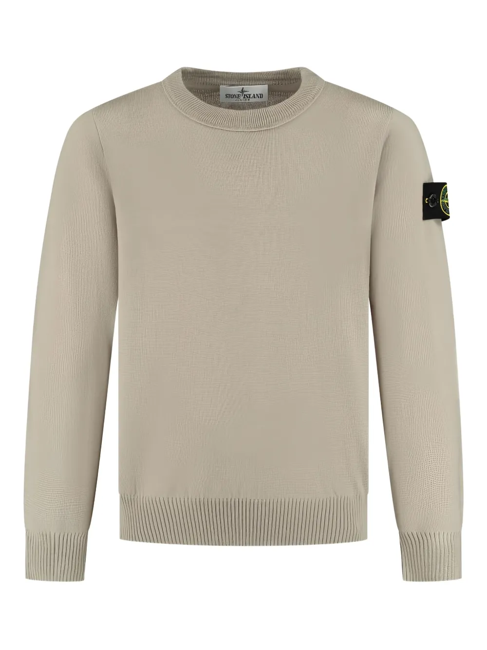 Свитер с круглым вырезом и значком компаса Stone Island Junior, нейтральный
Свитер с круглым вырезом и значком компаса Stone Island Junior, нейтральный