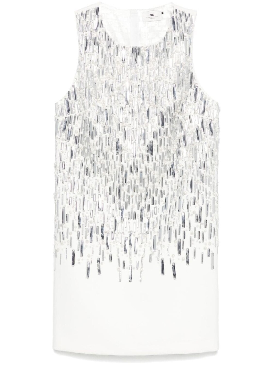 Elisabetta Franchi креповое платье мини, серебряный
Elisabetta Franchi креповое платье мини, серебряный