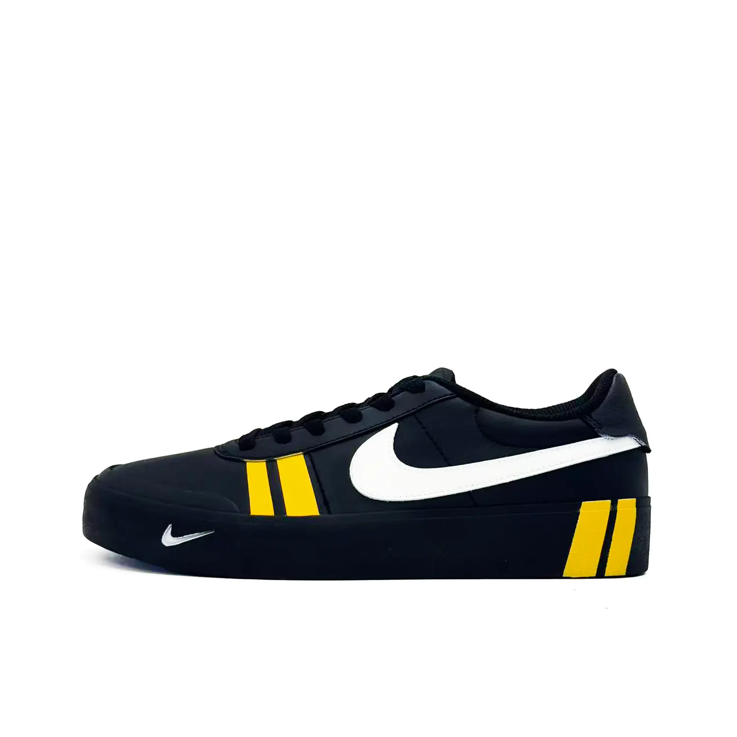 Nike Мужские низкие скейтбордские кроссовки Court Shot Lemon Yellow Path устойчивые к истиранию Black Yellow
Nike Мужские низкие скейтбордские кроссовки Court Shot Lemon Yellow Path устойчивые к истиранию Black Yellow