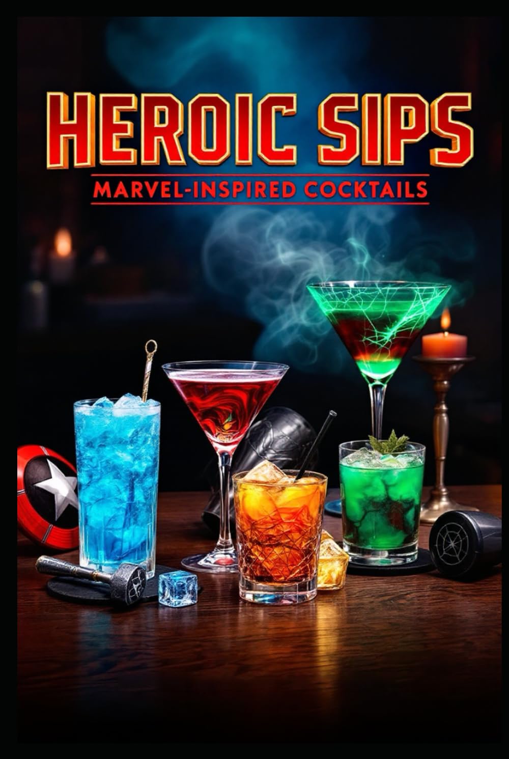 Heroic Sips: Marvel-Inspired Cocktails (Independently published)
Heroic Sips: Marvel-Inspired Cocktails (Independently published)