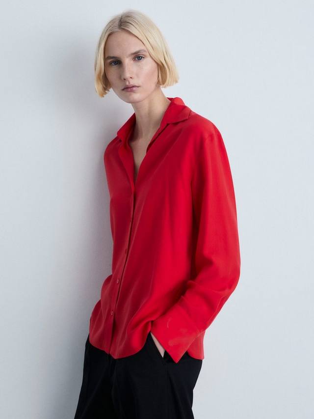 Лаймовая рубашка Mango, красный
Лаймовая рубашка Mango, красный