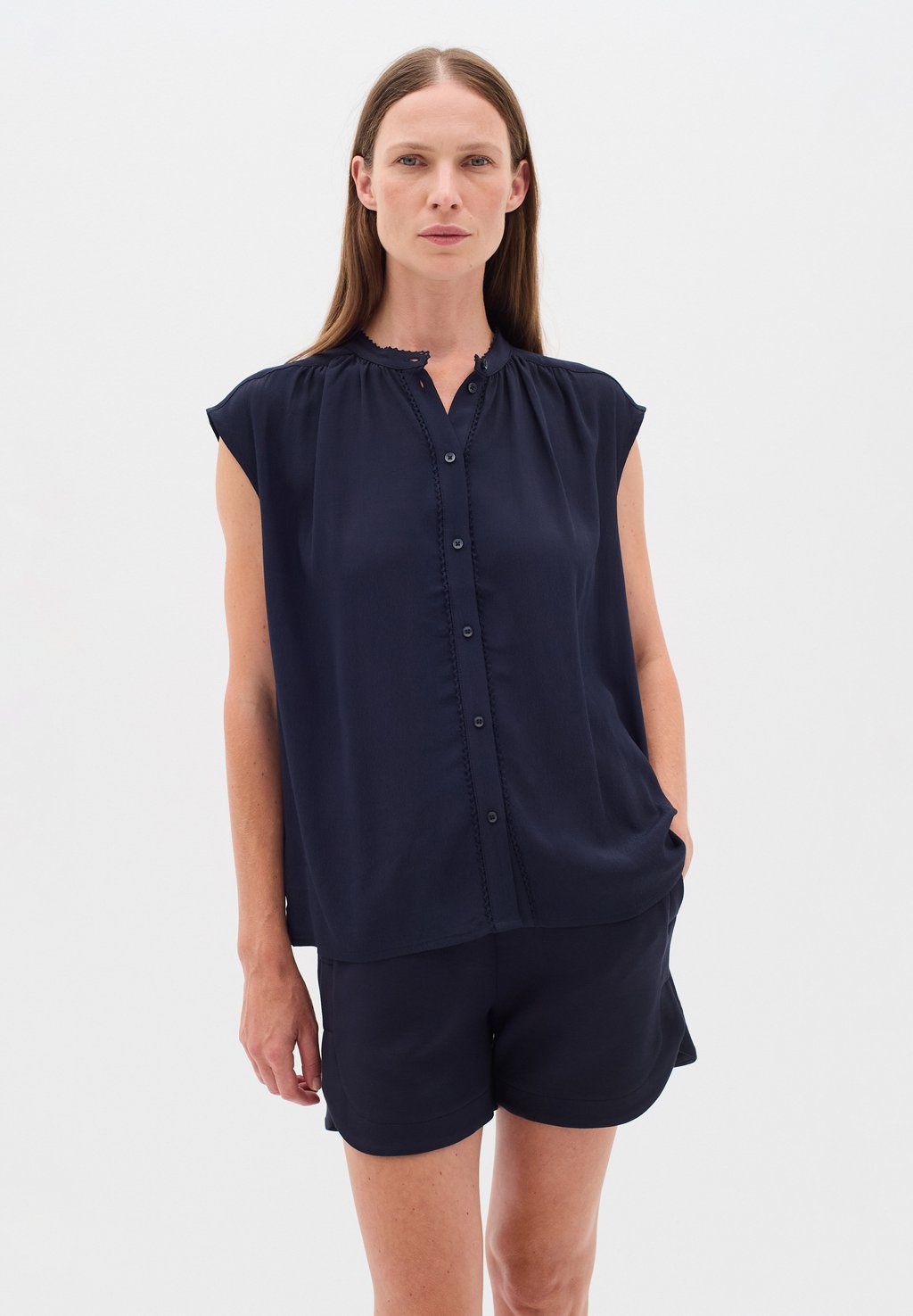 Блузка на пуговицах InWear, цвет Marine Blue
Блузка на пуговицах InWear, цвет Marine Blue