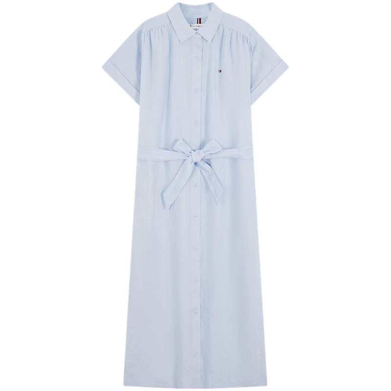 Женское платье с коротким рукавом Tommy Hilfiger, светло-голубой
Женское платье с коротким рукавом Tommy Hilfiger, светло-голубой
