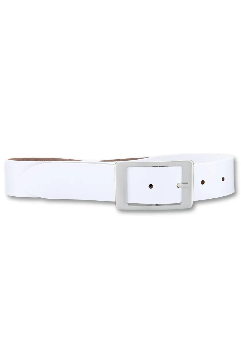 Широкий кожаный ремень BERND GÖTZ с прямоугольной застежкой, белый
Широкий кожаный ремень BERND GÖTZ с прямоугольной застежкой, белый