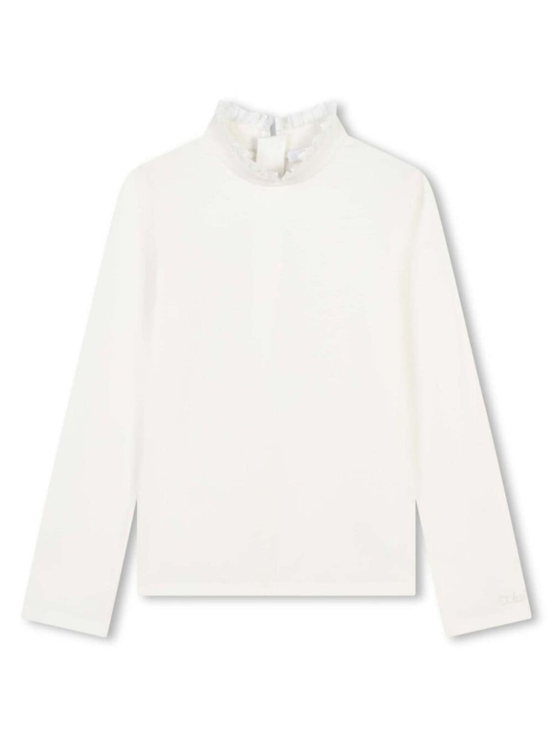 Chloé Kids толстовка с оборками, белый
Chloé Kids толстовка с оборками, белый