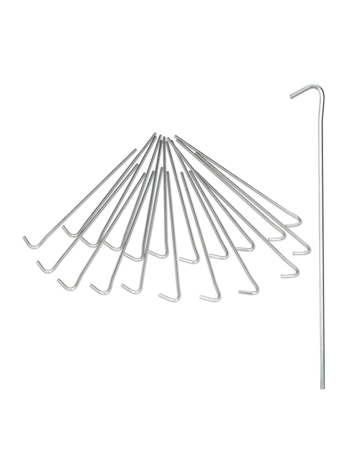 Relaxdays 20 колышков для палатки серебристого цвета
Relaxdays 20 колышков для палатки серебристого цвета