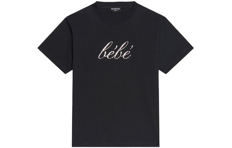 Футболка женская Balenciaga Bebe в винтажном стиле, черный
Футболка женская Balenciaga Bebe в винтажном стиле, черный