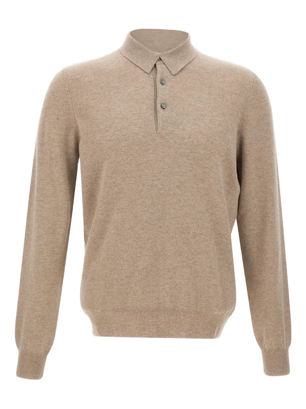 Поло с длинными рукавами и отделкой в рубчик Gran Sasso, нейтральный
Поло с длинными рукавами и отделкой в рубчик Gran Sasso, нейтральный