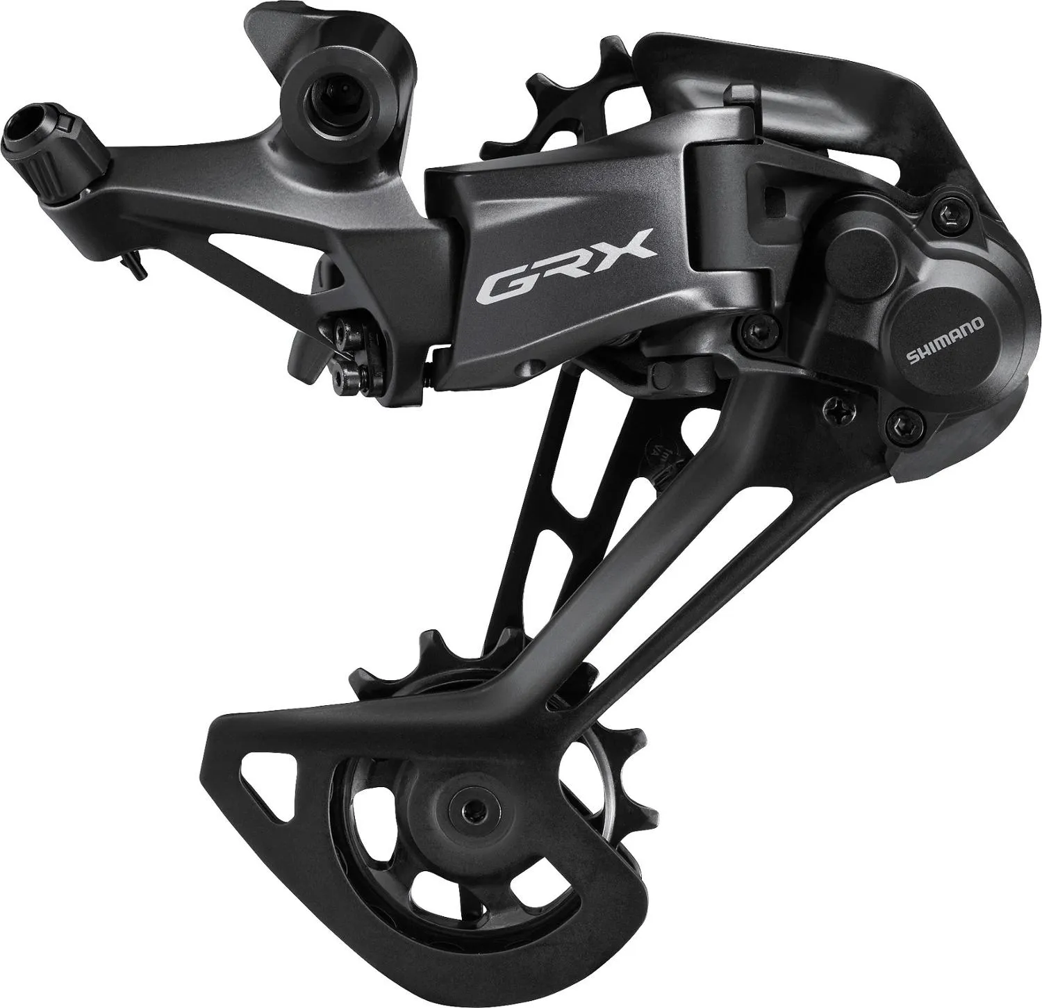 GRX RD-RX820 12-скоростной задний переключатель с длинной лапкой Shimano, Black
GRX RD-RX820 12-скоростной задний переключатель с длинной лапкой Shimano, Black