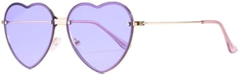 Солнцезащитные очки в форме сердца 2027 года, металлические, для женщин, модные, без оправы, с прозрачными линзами LOVE, защита от УФ-излучения UV400 MTZJH, Gold Purple
Солнцезащитные очки в форме сердца 2027 года, металлические, для женщин, модные, без оправы, с прозрачными линзами LOVE, защита от УФ-излучения UV400 MTZJH, Gold Purple