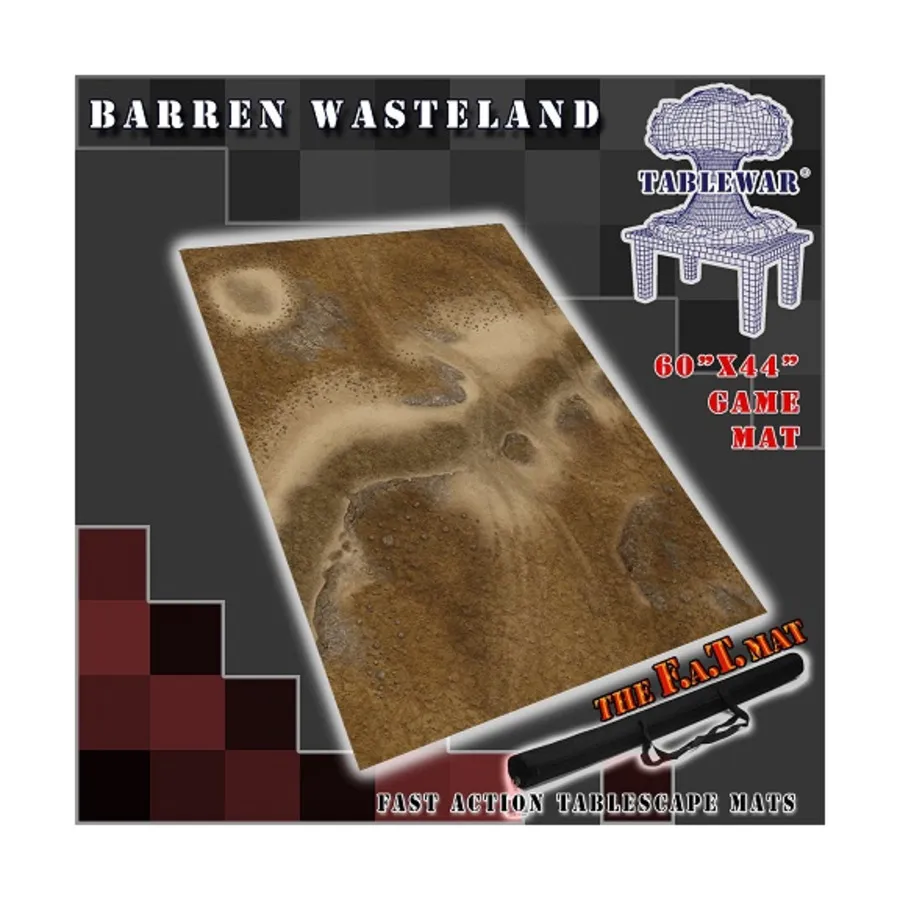 60 x 44 дюйма — Бесплодная пустошь, F.A.T. Mats - 60 x 44 Inches (Tablewar)
60 x 44 дюйма — Бесплодная пустошь, F.A.T. Mats - 60 x 44 Inches (Tablewar)