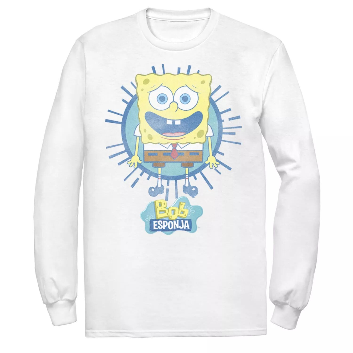 Мужская испанская футболка Губка Боб Квадратные Штаны Боб Рэйс Nickelodeon, белый
Мужская испанская футболка Губка Боб Квадратные Штаны Боб Рэйс Nickelodeon, белый