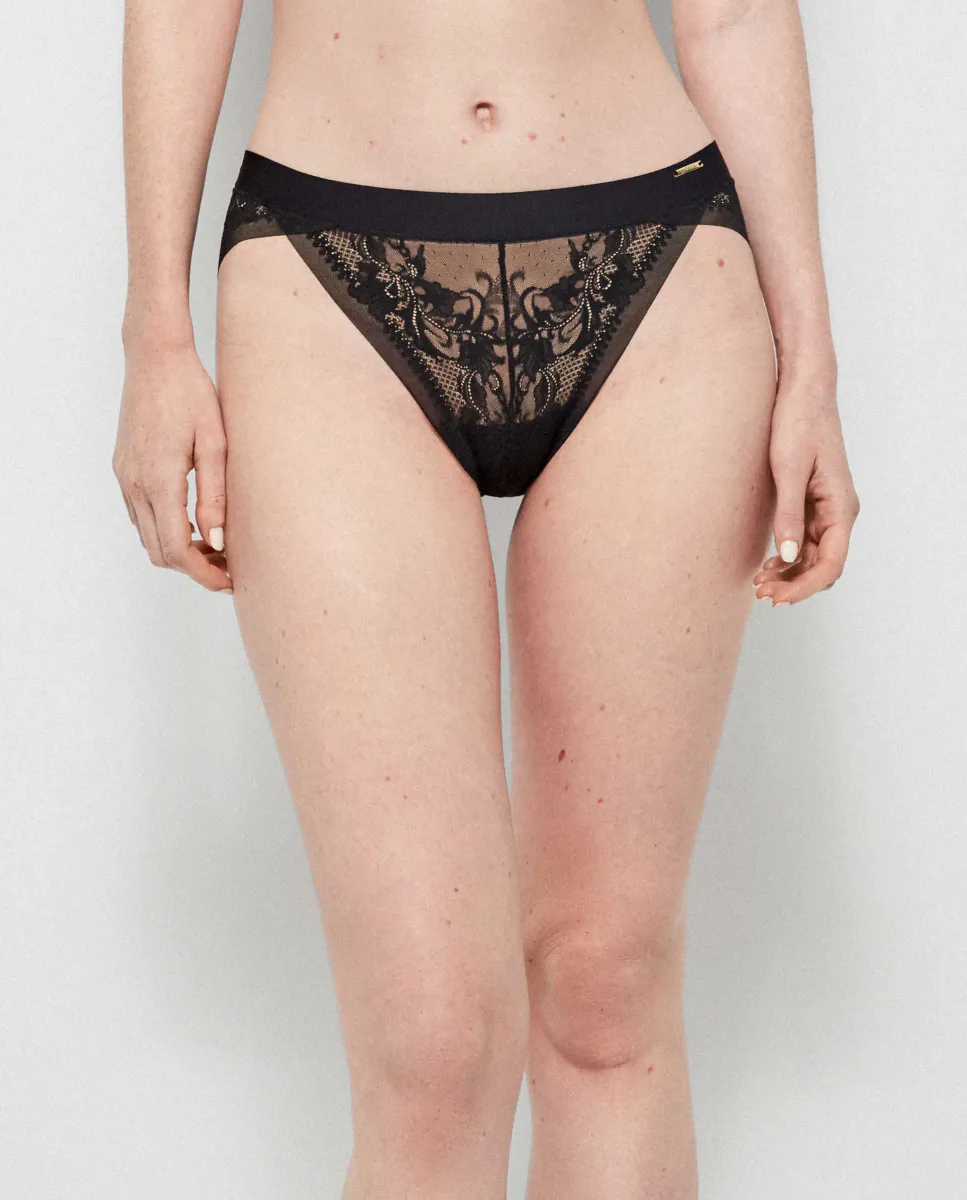 Трусики с бесшовной отделкой, предотвращающей появление следов Gisela, черный
Трусики с бесшовной отделкой, предотвращающей появление следов Gisela, черный