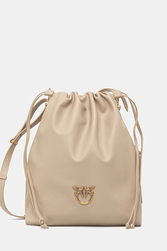 Кожаная сумка Pinko, бежевый
Кожаная сумка Pinko, бежевый