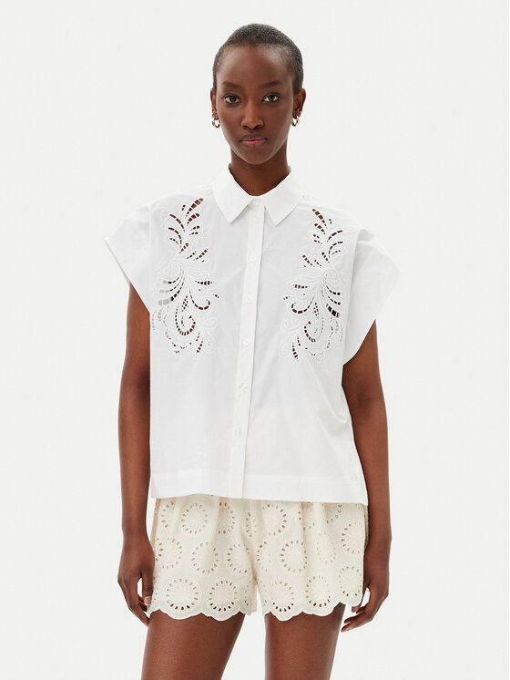 Рубашка обычного кроя 251TP2171 Twinset, белый
Рубашка обычного кроя 251TP2171 Twinset, белый