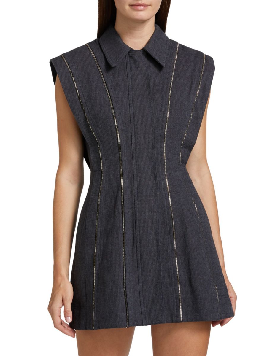 Мини-платье Wakefield из хлопка и льна Acler, цвет Midnight
Мини-платье Wakefield из хлопка и льна Acler, цвет Midnight