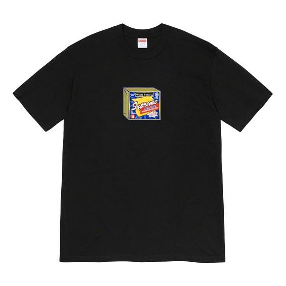 Футболка fw19 week 7 cheese tee printing short sleeve black Supreme, черный
Футболка fw19 week 7 cheese tee printing short sleeve black Supreme, черный