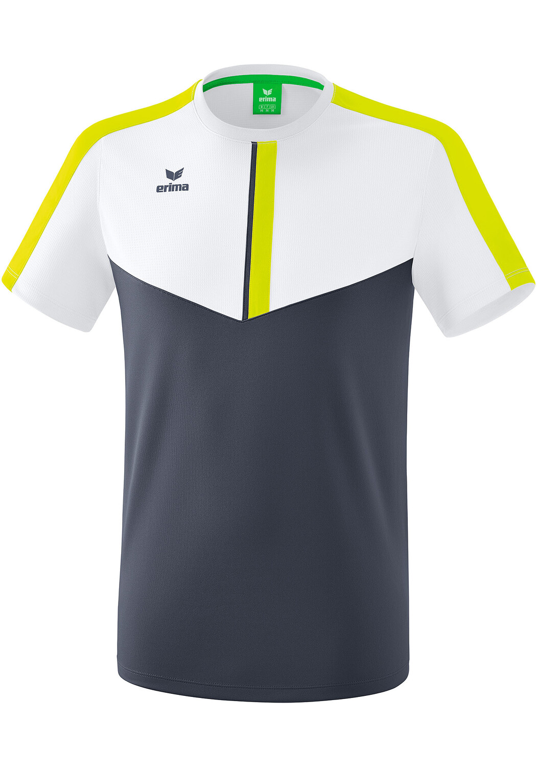 Рубашка erima Squad T Shirt, цвет weiss/slate grey/bio lime 
Рубашка erima Squad T Shirt, цвет weiss/slate grey/bio lime