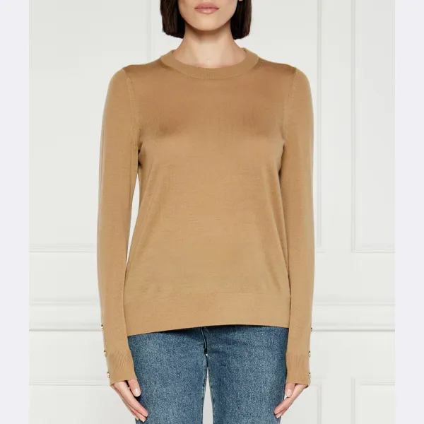 Шерстяной свитер Michael Kors, коричневый
Шерстяной свитер Michael Kors, коричневый