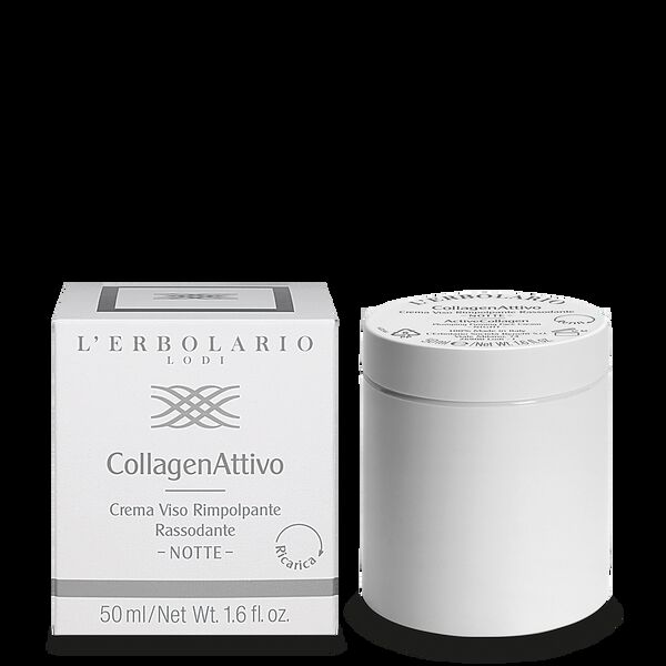 Ночной крем для лица, придающий упругость и эластичность, со сменным блоком, 50 мл L'Erbolario Collagenattivo 
Ночной крем для лица, придающий упругость и эластичность, со сменным блоком, 50 мл L'Erbolario Collagenattivo