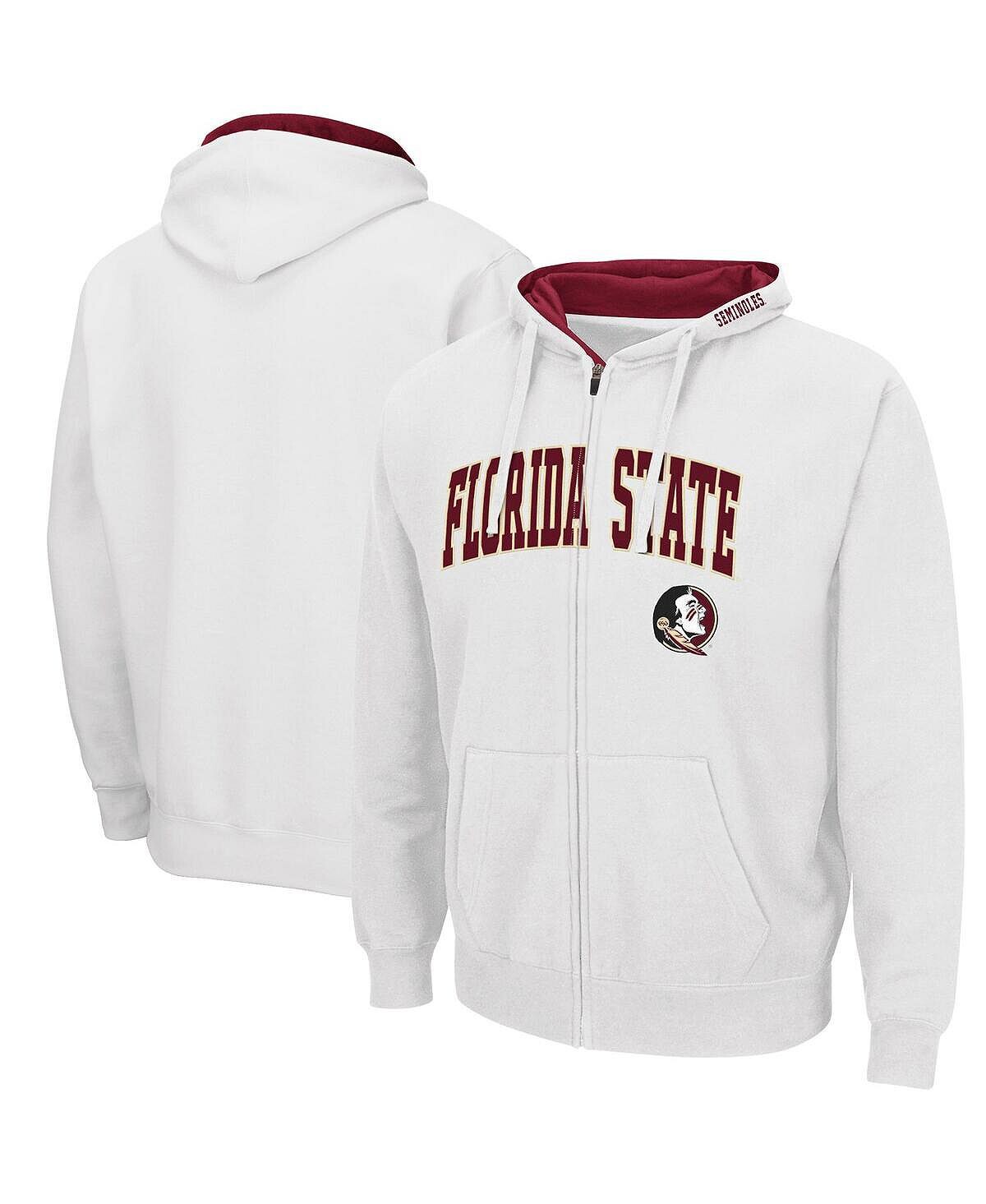 Мужской белый пуловер с капюшоном Florida State Seminoles Arch Logo 3.0 Colosseum
Мужской белый пуловер с капюшоном Florida State Seminoles Arch Logo 3.0 Colosseum