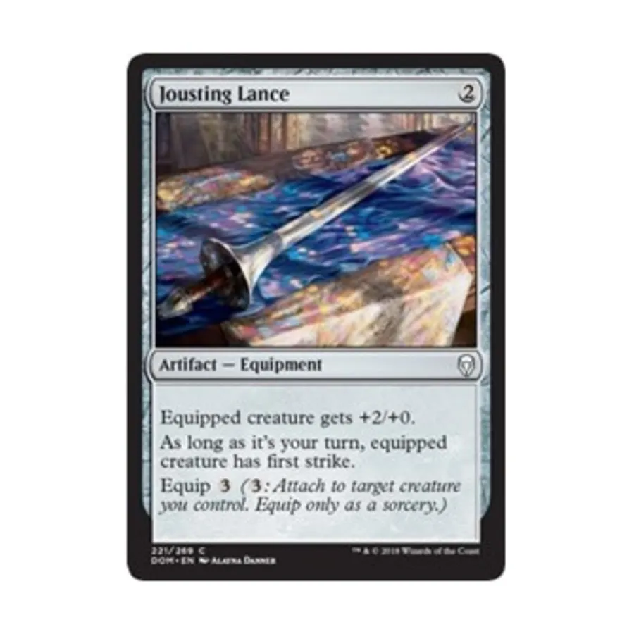 CCG Рыцарское копье (клавиша C), MTG - Dominaria
CCG Рыцарское копье (клавиша C), MTG - Dominaria