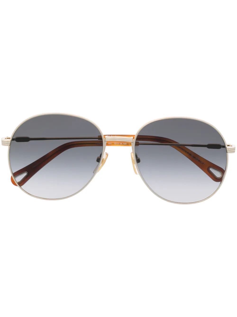 Солнцезащитные очки-пилоты с логотипом Chloé Eyewear, золотой 
Солнцезащитные очки-пилоты с логотипом Chloé Eyewear, золотой