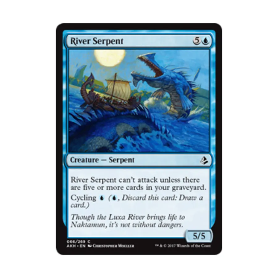 CCG Речной Змей (К), MTG - Amonkhet
CCG Речной Змей (К), MTG - Amonkhet