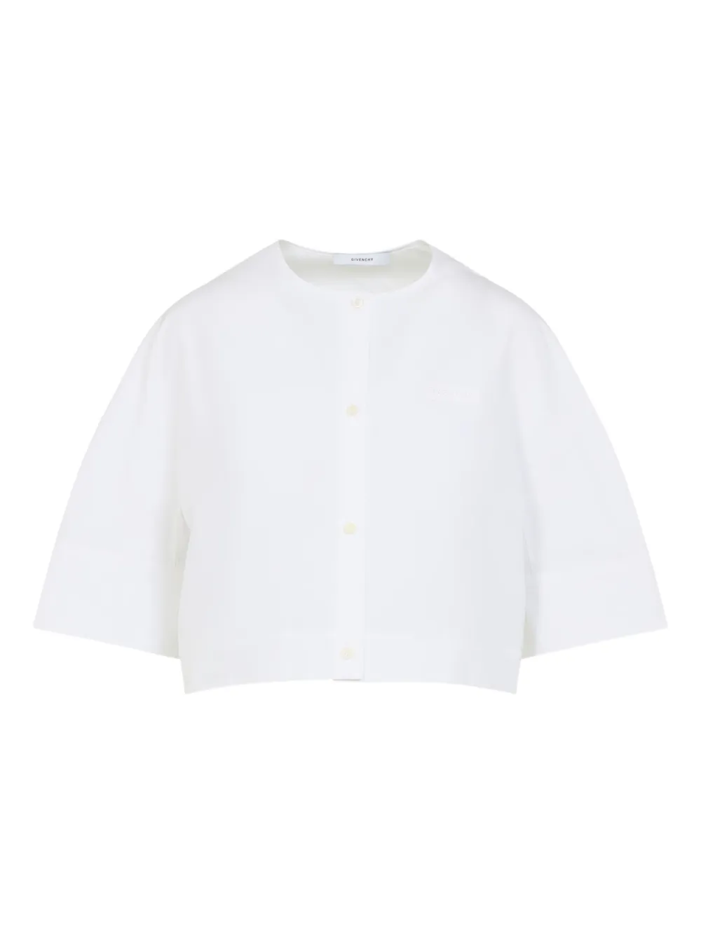 Укороченный топ с вышивкой Givenchy, белый
Укороченный топ с вышивкой Givenchy, белый