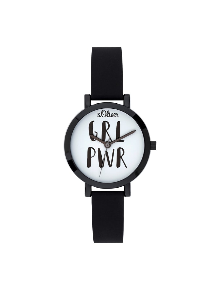 s.Oliver Кварцевые часы SO-3767-PQ черного цвета
s.Oliver Кварцевые часы SO-3767-PQ черного цвета