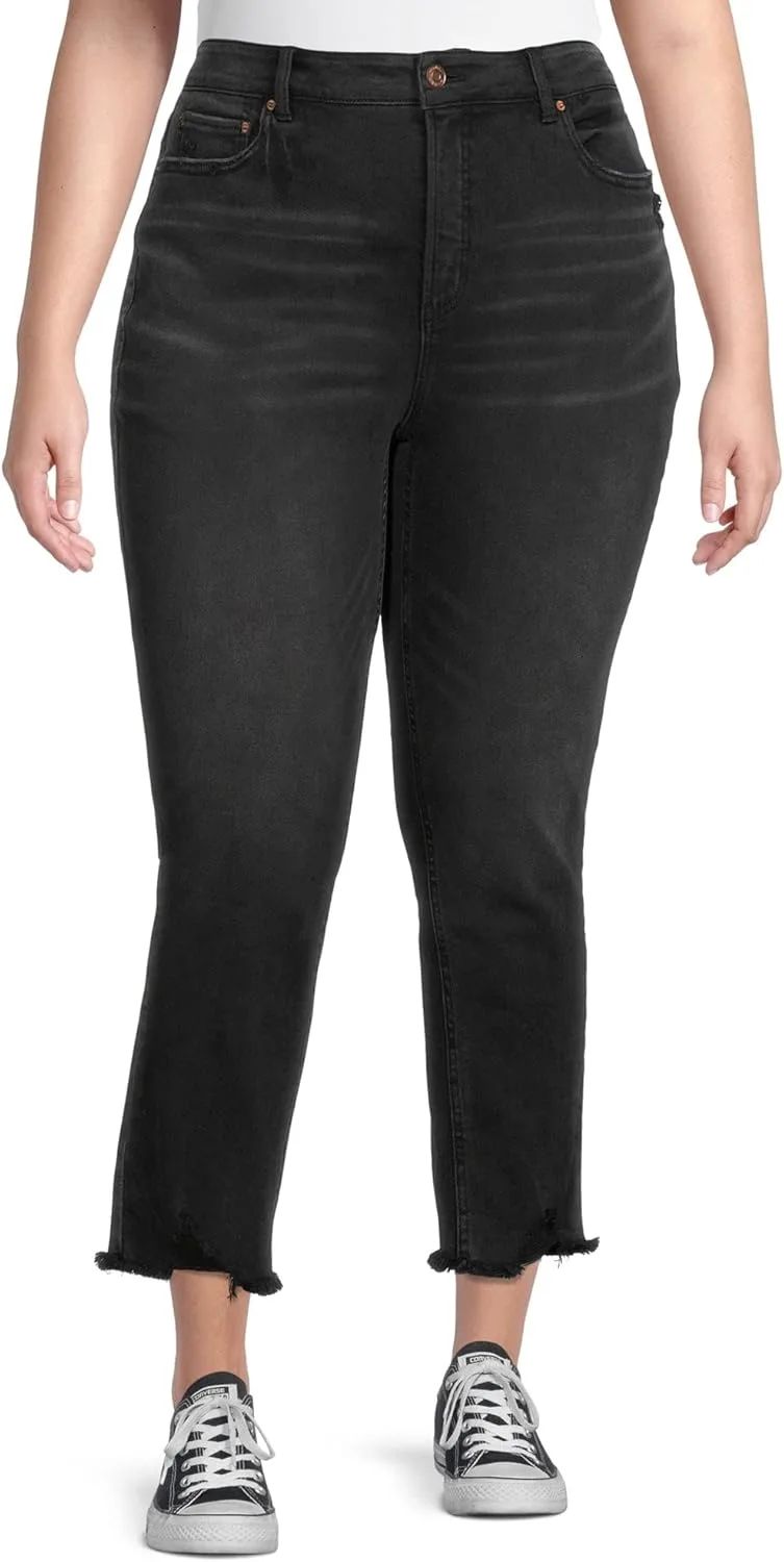 Terra & Sky женские джинсы плюс сайз укороченные
Terra & Sky женские джинсы плюс сайз укороченные