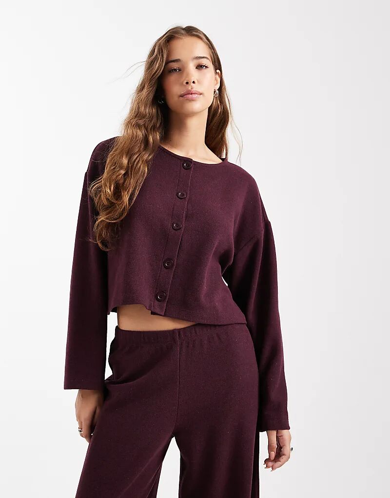 Кардиган Miss Selfridge в рубчик с начесом, сливовый
Кардиган Miss Selfridge в рубчик с начесом, сливовый