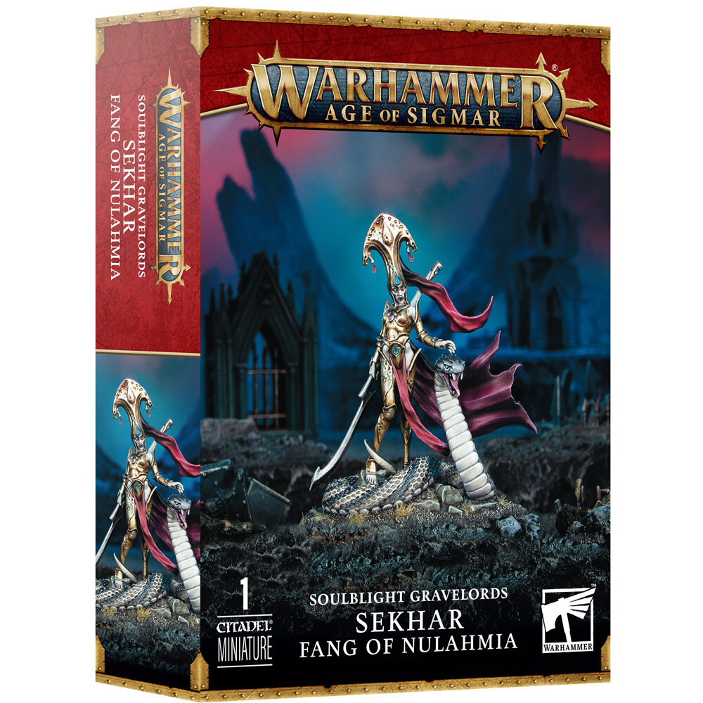 Миниатюра Games Workshop Warhammer Age of Sigmar: Soulblight Gravelords - Sekhar, Fang of Nulahmia
Миниатюра Games Workshop Warhammer Age of Sigmar: Soulblight Gravelords - Sekhar, Fang of Nulahmia