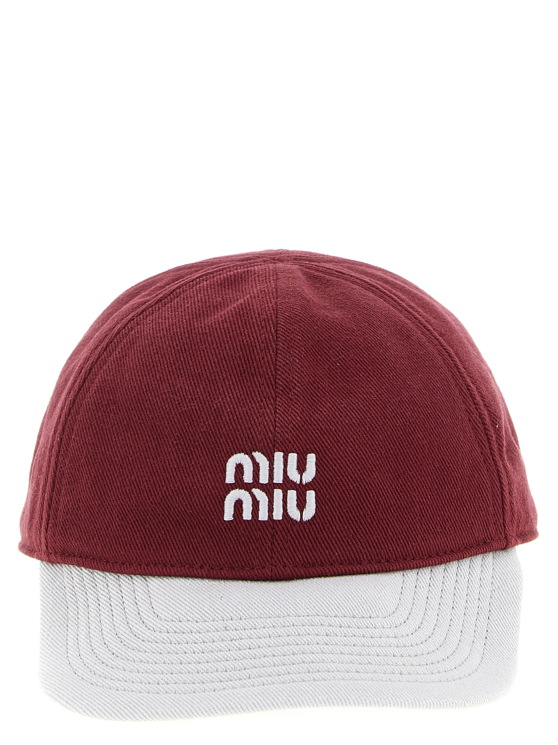 Кепка с вышитым логотипом MIU MIU, бордовый
Кепка с вышитым логотипом MIU MIU, бордовый