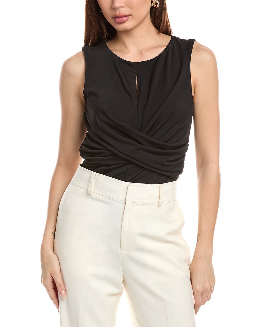 Топ с запахом и перекрещивающимися деталями Tahari T Tahari, черный
Топ с запахом и перекрещивающимися деталями Tahari T Tahari, черный