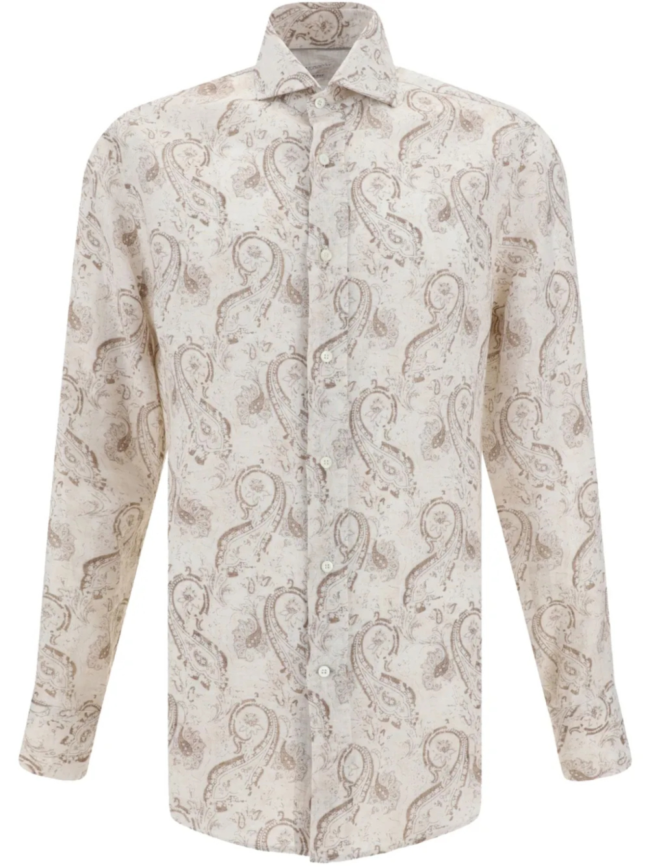 Рубашка Brunello Cucinelli с принтом пейсли, нейтральный
Рубашка Brunello Cucinelli с принтом пейсли, нейтральный