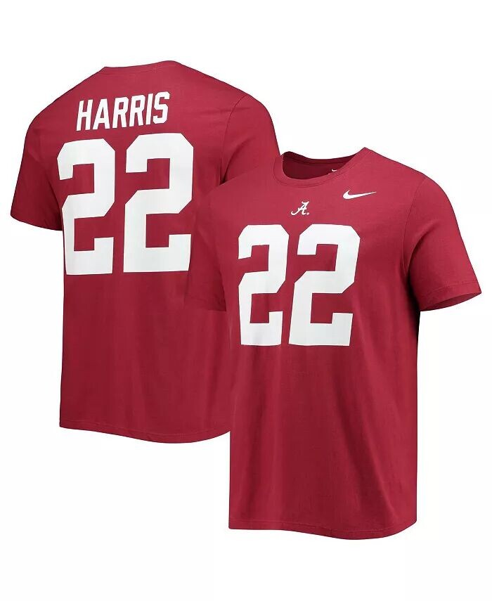 Мужская футболка Najee Harris Crimson Alabama Crimson Tide с именем и номером команды выпускников Nike
Мужская футболка Najee Harris Crimson Alabama Crimson Tide с именем и номером команды выпускников Nike