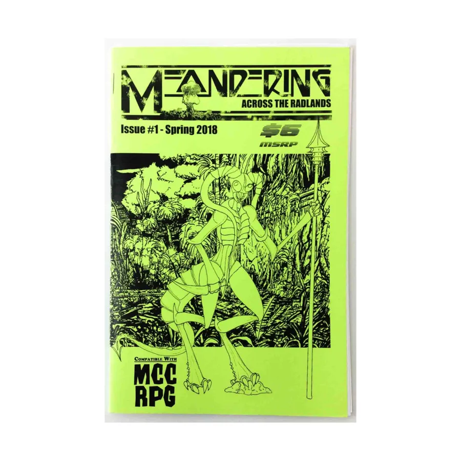 Журнал Across the Radlands #1 "Buggeymen, Vault of the Ancients, Armor in the Radlands", Meanderings (Goodman Games)
Журнал Across the Radlands #1 "Buggeymen, Vault of the Ancients, Armor in the Radlands", Meanderings (Goodman Games)
