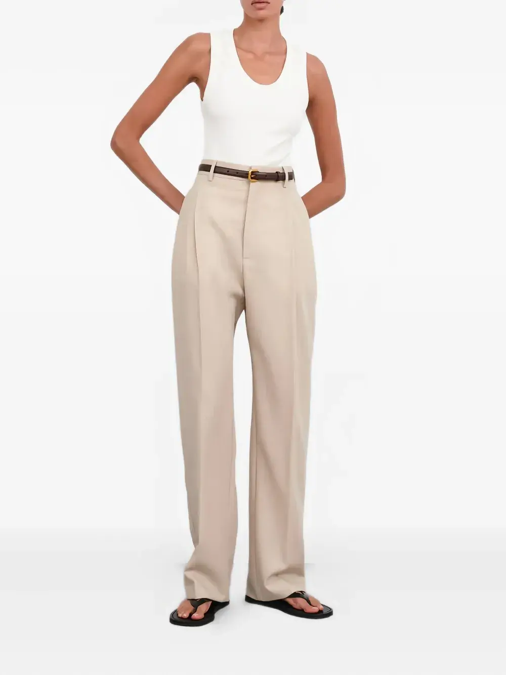 Кожаный ремень с пряжкой RHW Wardrobe.Nyc, коричневый
Кожаный ремень с пряжкой RHW Wardrobe.Nyc, коричневый