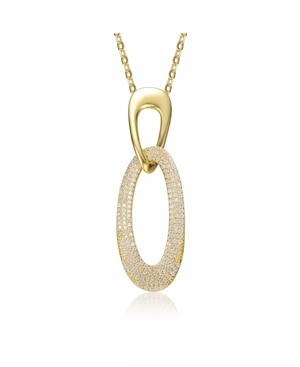 Ожерелье с подвеской из кубического циркония, покрытого 14-каратным золотом Rachel Glauber, gold
Ожерелье с подвеской из кубического циркония, покрытого 14-каратным золотом Rachel Glauber, gold