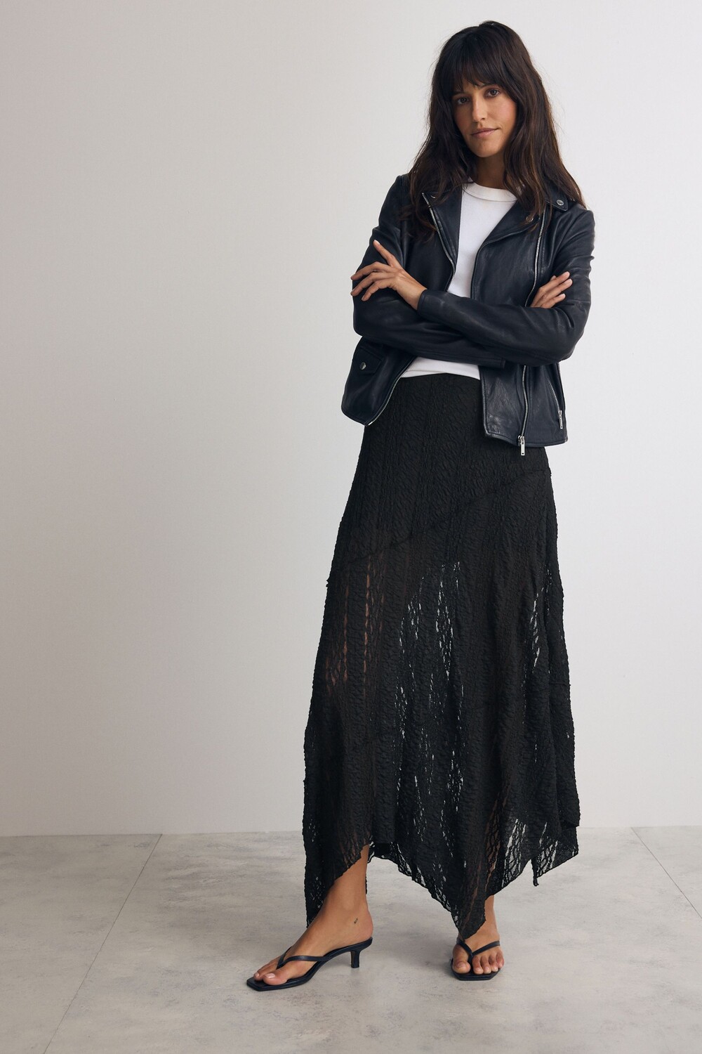 Юбка макси из кружева Next, черный
Юбка макси из кружева Next, черный