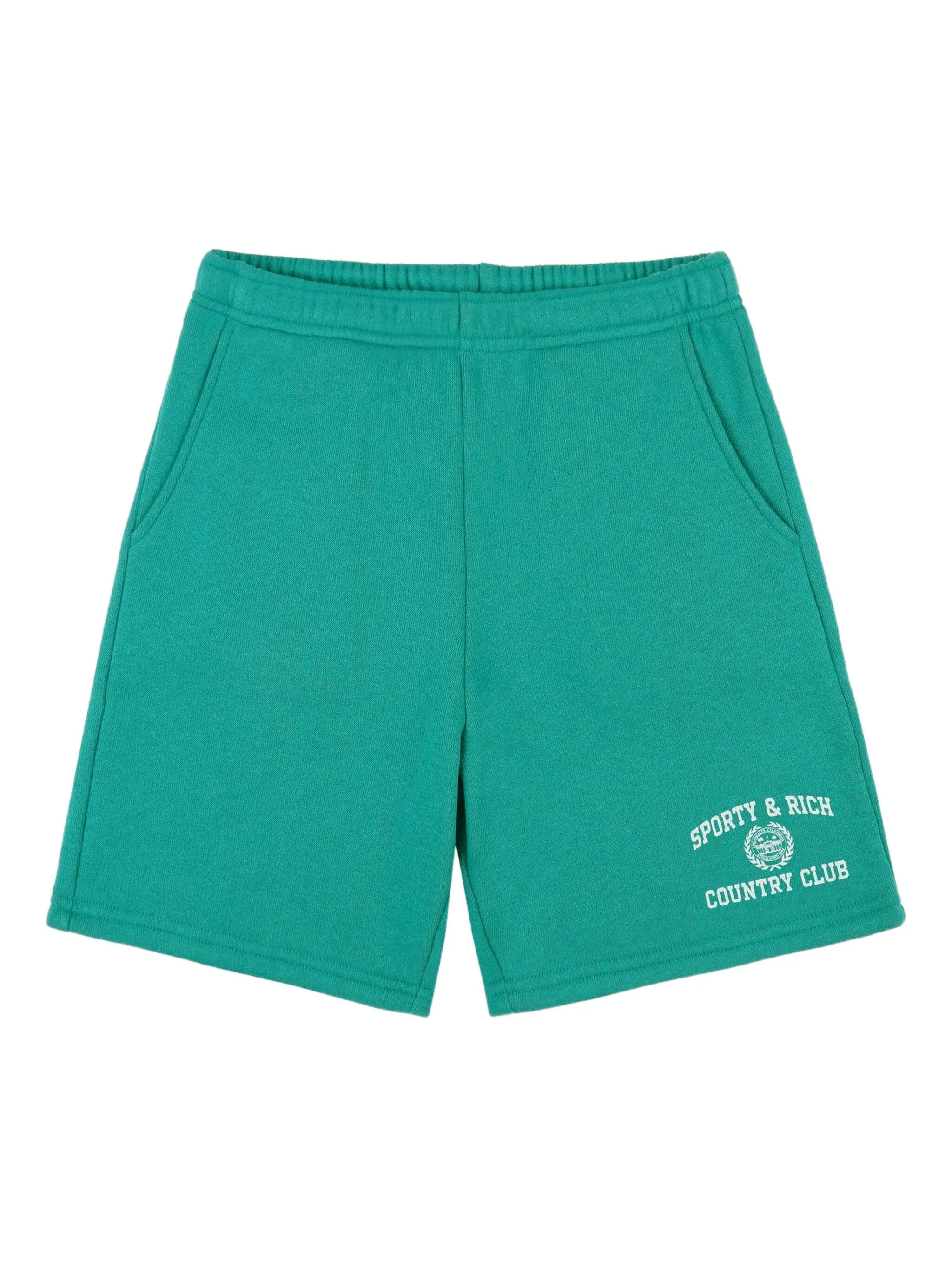 Флисовые шорты с вышитым логотипом Sporty & Rich, зеленый
Флисовые шорты с вышитым логотипом Sporty & Rich, зеленый