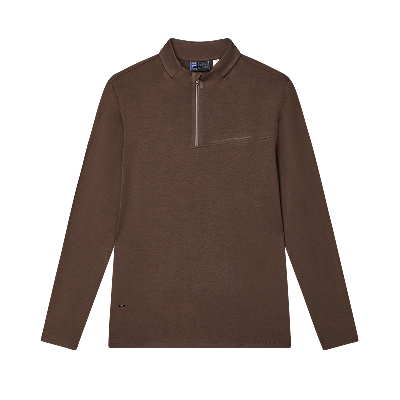 Футболка мужская Коричневая Лотос FILA, Tao Li Коричневый 
Футболка мужская Коричневая Лотос FILA, Tao Li Коричневый