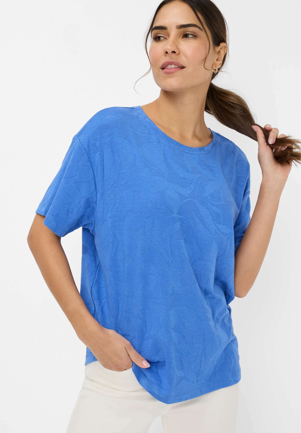 Футболка с принтом STYLE CALLY BRAX, синий 
Футболка с принтом STYLE CALLY BRAX, синий