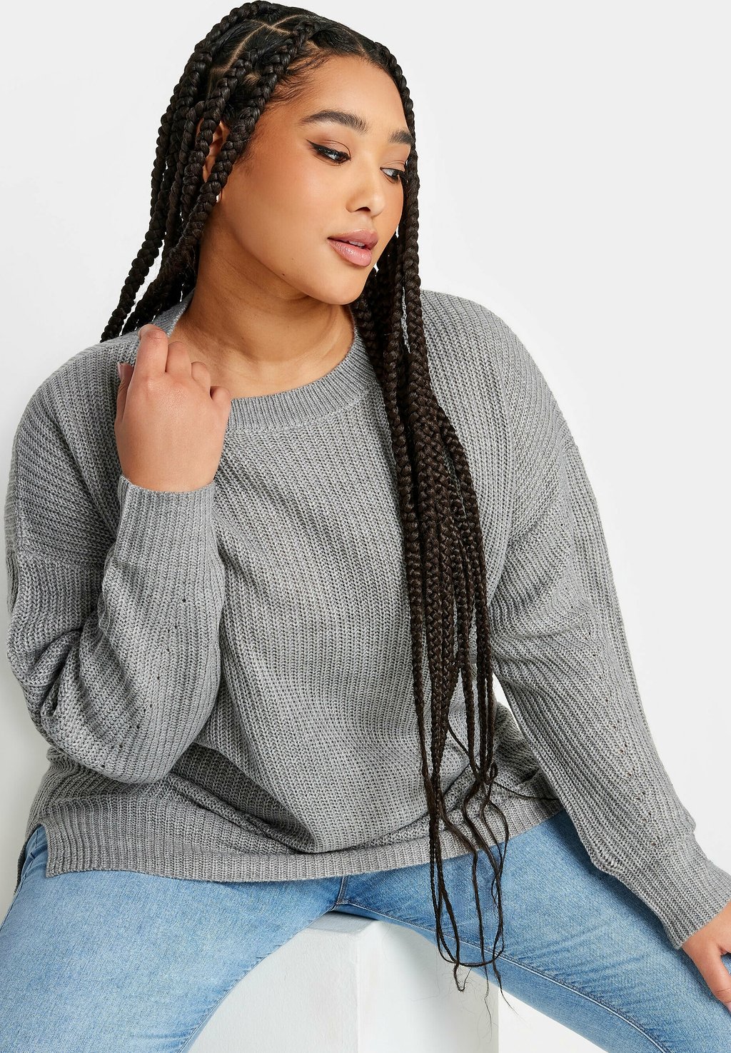 Джемпер BRIGHT PINK DROP SHOULDER Yours Clothing, серый
Джемпер BRIGHT PINK DROP SHOULDER Yours Clothing, серый