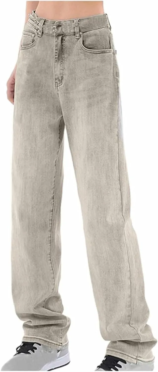 Брюки джинсовые женские Baggy, Mid-Low Waist, Vintage, Wide Leg FZYLQY
Брюки джинсовые женские Baggy, Mid-Low Waist, Vintage, Wide Leg FZYLQY