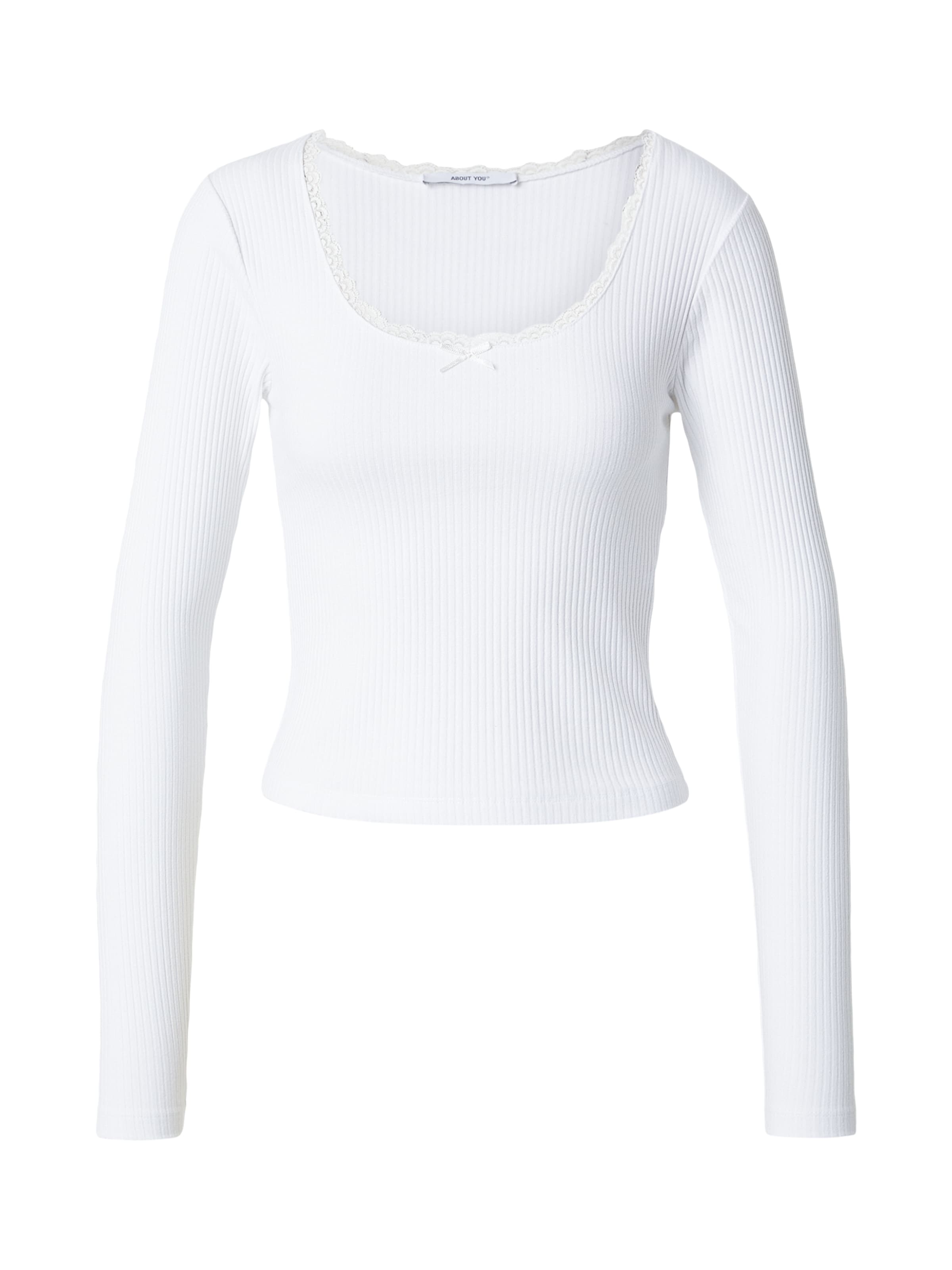 ABOUT YOU Лонгслив 'Sanja' в белом цвете
ABOUT YOU Лонгслив 'Sanja' в белом цвете
