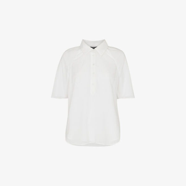 Хлопковая рубашка с короткими рукавами Mia Whistles, белый
Хлопковая рубашка с короткими рукавами Mia Whistles, белый